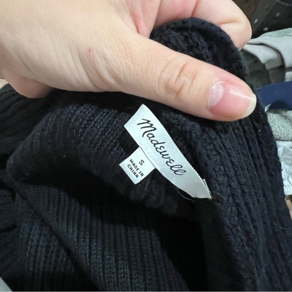 Madewell Nolan Ribbed Knit Open Front Cozy Cardigan - Picture 8 of 8